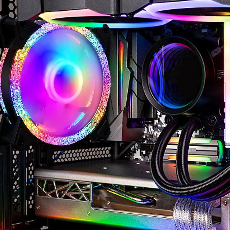 120 mm ventilator kućišta PC računala Visokoučinkovito hlađenje PC ventilatori s hidrauličnim ležajem Mute računalni ventilatori za PC kućišta