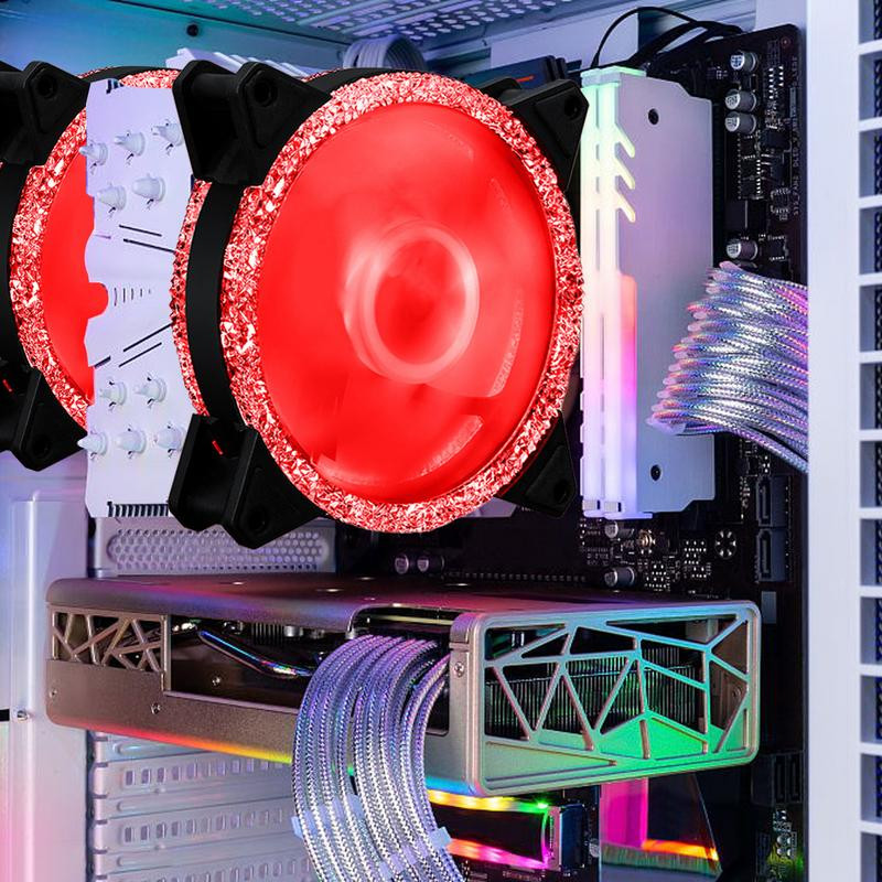 120 mm ventilator kućišta PC računala Visokoučinkovito hlađenje PC ventilatori s hidrauličnim ležajem Mute računalni ventilatori za PC kućišta