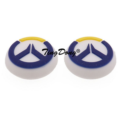 2PCS Mekani silikonski poklopac za palac za palac za PS5 PS4 Pro PS3 Xbox One 360 kontroler Dodaci za kapu za joystick