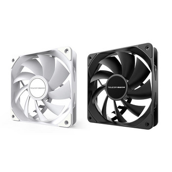 TEUCER 120mm вентилатор 12V Компютър CPU Cooler Fan 4-wire 4pin PWM Голям въздушен обем Безшумен охлаждащ вентилатор