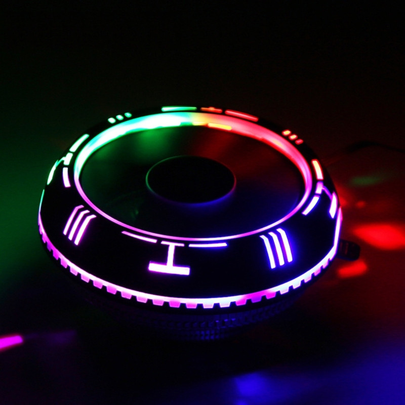 LED CPU dzesētājs ar gaisa dzesēšanu CPU radiatora ventilators datora dzesēšanas radiators CPU gaisa dzesētāja ventilators Intel LGA 1700 1200 775 1150 K1KF