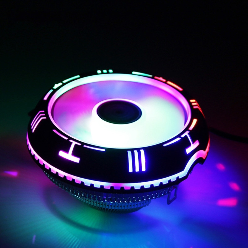 LED CPU dzesētājs ar gaisa dzesēšanu CPU radiatora ventilators datora dzesēšanas radiators CPU gaisa dzesētāja ventilators Intel LGA 1700 1200 775 1150 K1KF