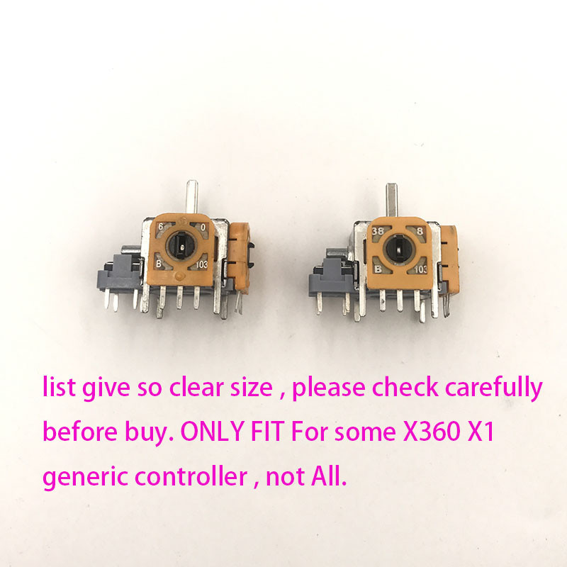 1 készlet 13x13 mm XBOX ONE PS4 Power A analóg pálcasapkákhoz és 3D modul érzékelő az általános vezérlőhöz