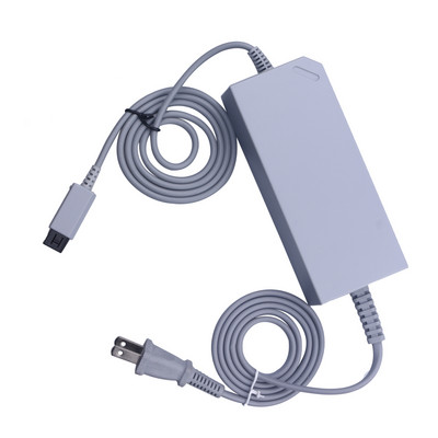 AC 100-240V mājas sienas barošanas avota lādētāja adapteris Nintendo Wii spēļu paneļa kontrollera kursorsvirai ASV/ES kontaktdakšas nomaiņa