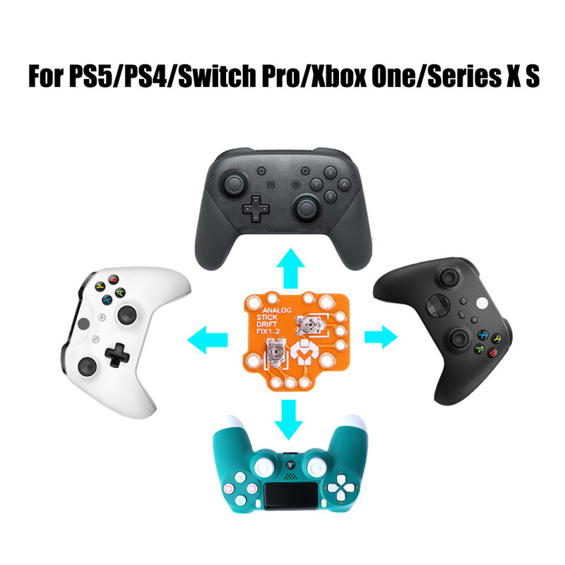 ZUIDID 1 pereche Stick Analog Drift fix PCB Flex pentru PS4 PS5 Xbox One Series XS pentru Switch Pro Gamepad Joystick Drift Reparare Modul