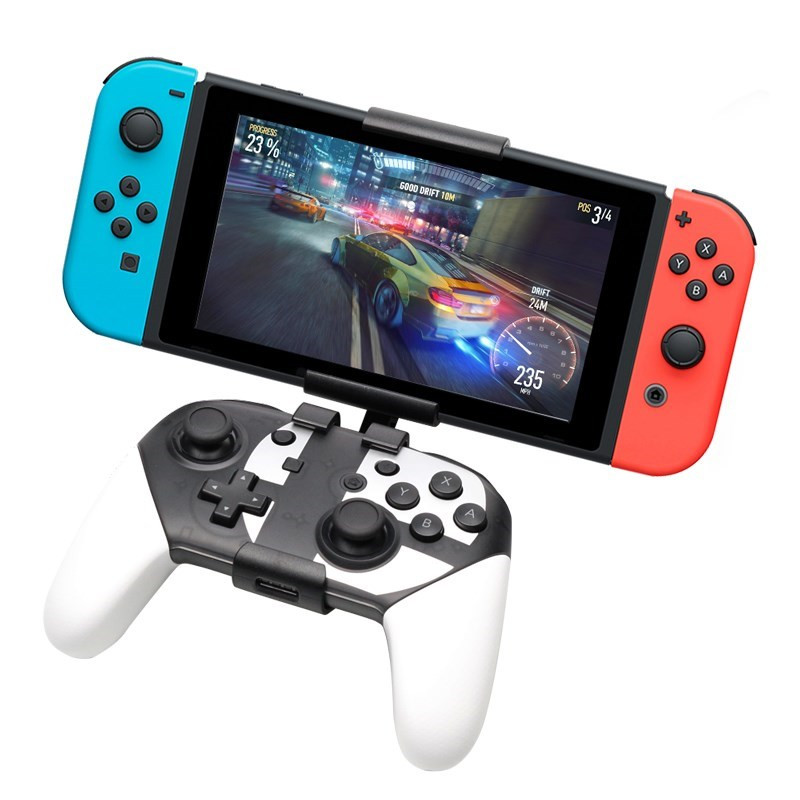 Állvány kapcsolóvezérlőhöz rögzíthető kézi fogantyúval kompatibilis Nintendo Switch LiteConsole játékpad NS kliptartóhoz
