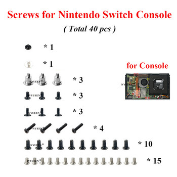 IVYUEEN за Nintendo Switch Console NS Joy-Con Screwdriver Tool Kit за NintendoSwitch Pro Controller Tear Down Repair Tools