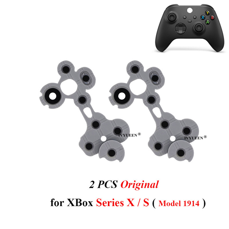 IVYUEEN 2 buc. Buton conductiv original din cauciuc pentru controler Microsoft XBox One Series XS D-pad Reparare butoane cheie de contact