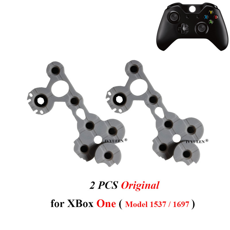 IVYUEEN 2 buc. Buton conductiv original din cauciuc pentru controler Microsoft XBox One Series XS D-pad Reparare butoane cheie de contact