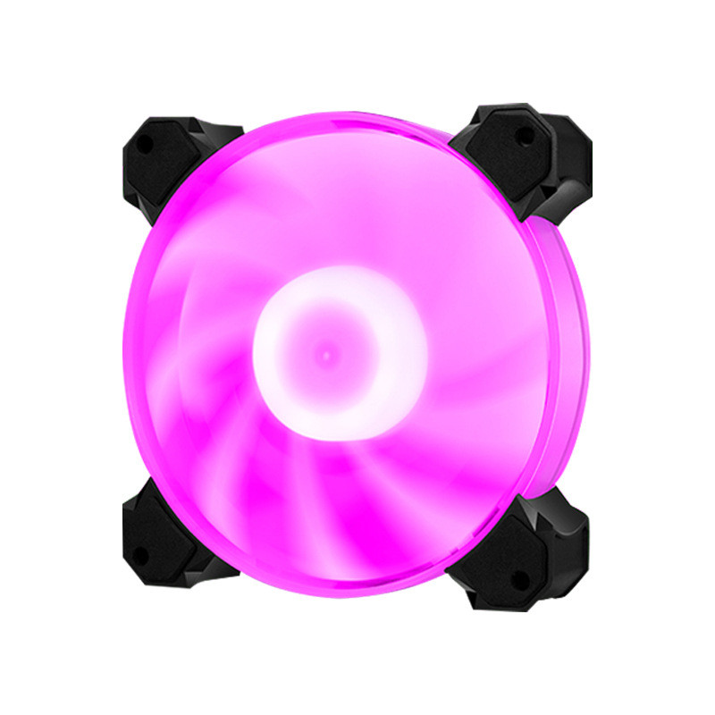 12 cm Șasiu computer ventilator RGB Lanternă cu arc circular Lumină colorată Ventilator de răcire mut