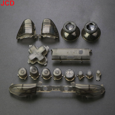 JCD 1 set kompletnih zamjenskih gumba Chrome za Xbox One S Dpad ABXY Trigger Grips stick dijelovi za Xbox One S Slim Controller