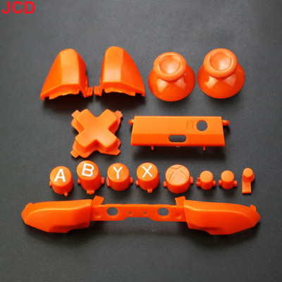 JCD 1 set kompletnih zamjenskih gumba Chrome za Xbox One S Dpad ABXY Trigger Grips stick dijelovi za Xbox One S Slim Controller