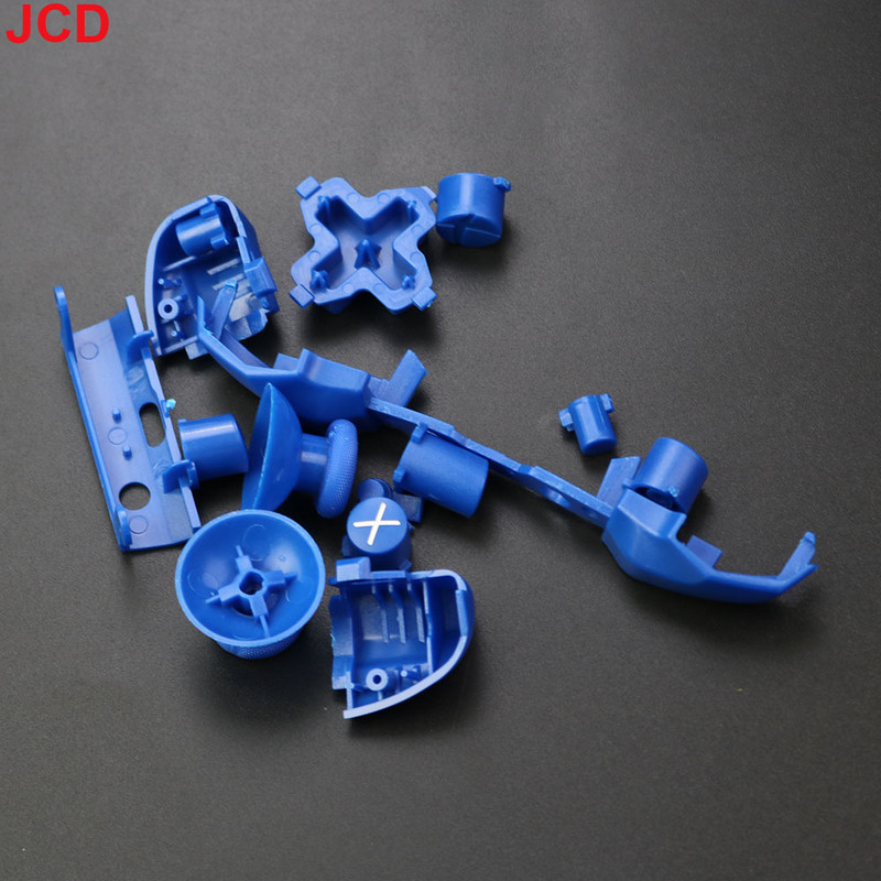 JCD 1 set kompletnih zamjenskih gumba Chrome za Xbox One S Dpad ABXY Trigger Grips stick dijelovi za Xbox One S Slim Controller
