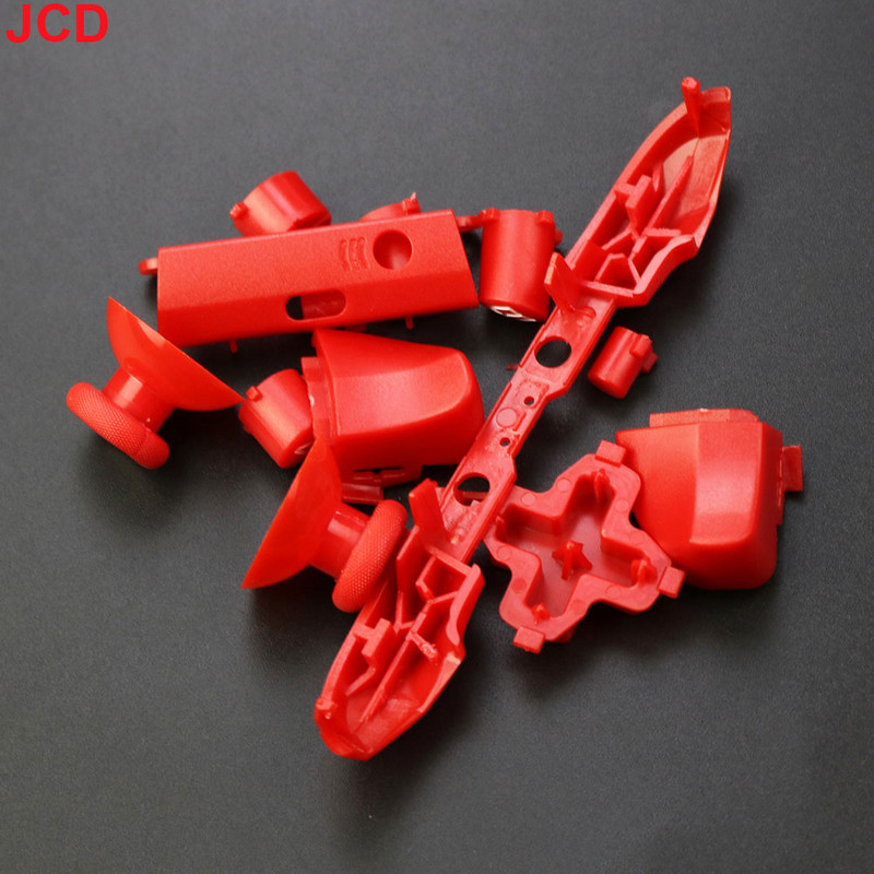 JCD 1 set kompletnih zamjenskih gumba Chrome za Xbox One S Dpad ABXY Trigger Grips stick dijelovi za Xbox One S Slim Controller