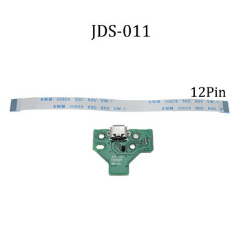 TingDong за PS4 контролер Micro USB платка за зареждане Порт гнездо жак Докинг станция 12Pin 14Pin JDS 001 011 030 040 055 Съединителен кабел