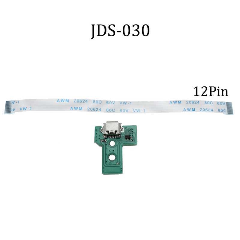 TingDong Za PS4 kontroler Micro USB ploča za punjenje Port Utičnica jack Dock 12Pin 14Pin JDS 001 011 030 040 055 Priključni kabel