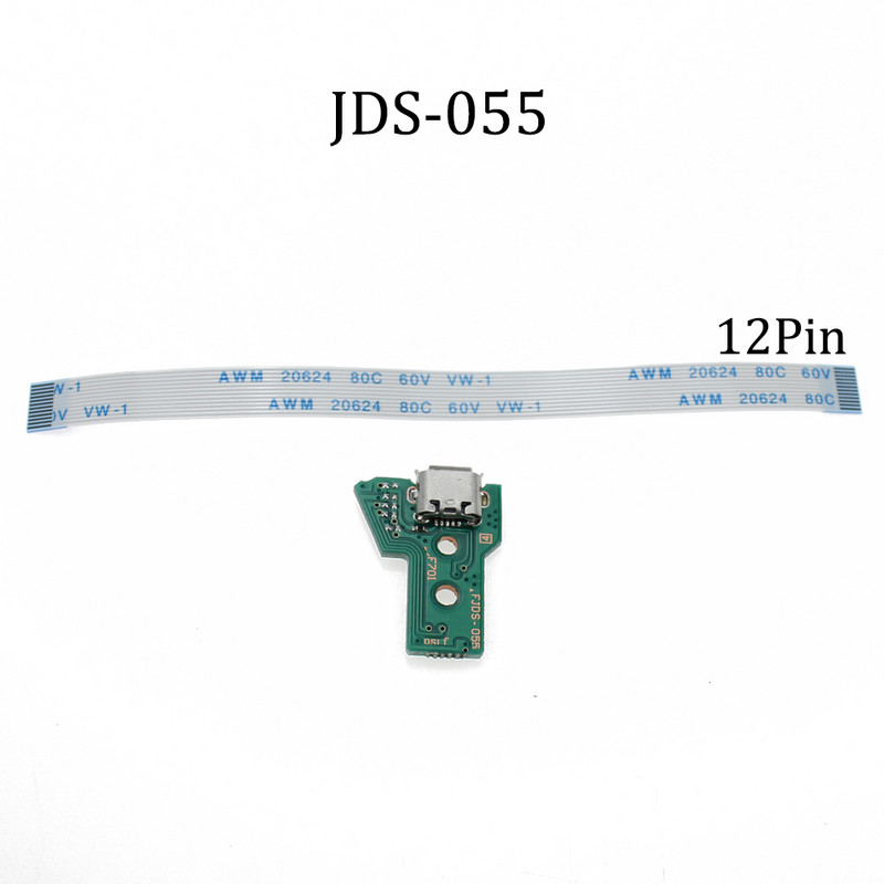 TingDong Za PS4 kontroler Micro USB ploča za punjenje Port Utičnica jack Dock 12Pin 14Pin JDS 001 011 030 040 055 Priključni kabel