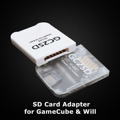 GC2SD kortelės adapteris SD kortelės adapteris, skirtas Nintendo GameCube ir Wii konsolei SD2SP2 SD atminties kortelės adapteris Swiss, skirtas GameCube Wii