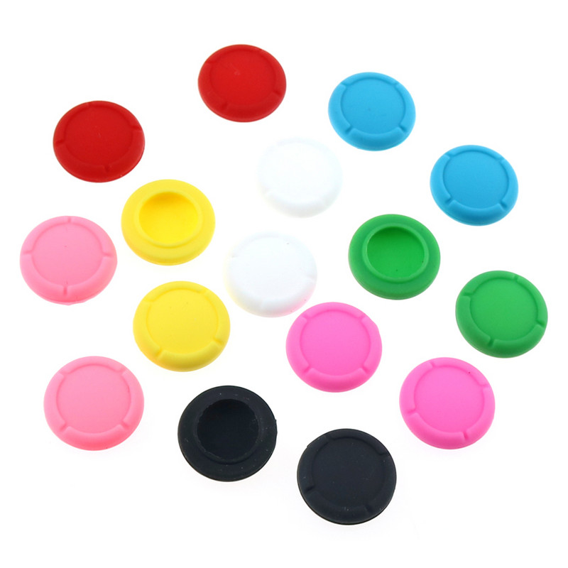 YuXi 2db Joy Con szilikon 3D analóg joystick sapka hüvelykujj markolat fedél gombmodul Nintend Switch NS Joy-Con vezérlőhöz