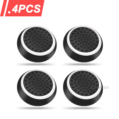4db szilikon analóg ThumbStick Grips fedél PS5/PS4/PS3 kontroller sapkák Steam Deckhez/Xbox One/Xbox 360 Gamepad tartozékokhoz