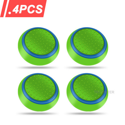 4db szilikon analóg ThumbStick Grips fedél PS5/PS4/PS3 kontroller sapkák Steam Deckhez/Xbox One/Xbox 360 Gamepad tartozékokhoz