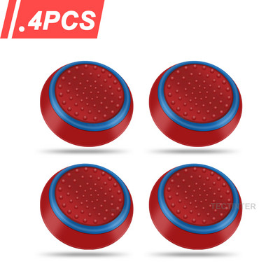 4db szilikon analóg ThumbStick Grips fedél PS5/PS4/PS3 kontroller sapkák Steam Deckhez/Xbox One/Xbox 360 Gamepad tartozékokhoz