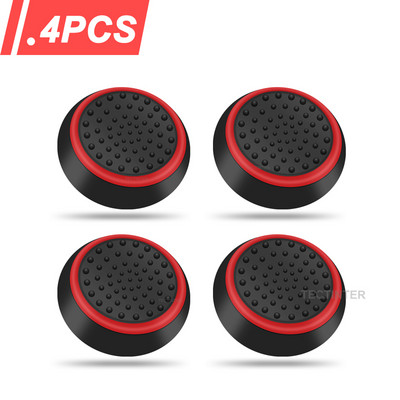 4db szilikon analóg ThumbStick Grips fedél PS5/PS4/PS3 kontroller sapkák Steam Deckhez/Xbox One/Xbox 360 Gamepad tartozékokhoz