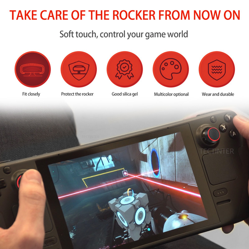 4db szilikon analóg ThumbStick Grips fedél PS5/PS4/PS3 kontroller sapkák Steam Deckhez/Xbox One/Xbox 360 Gamepad tartozékokhoz