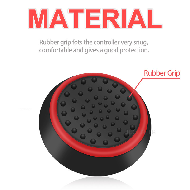 4db szilikon analóg ThumbStick Grips fedél PS5/PS4/PS3 kontroller sapkák Steam Deckhez/Xbox One/Xbox 360 Gamepad tartozékokhoz