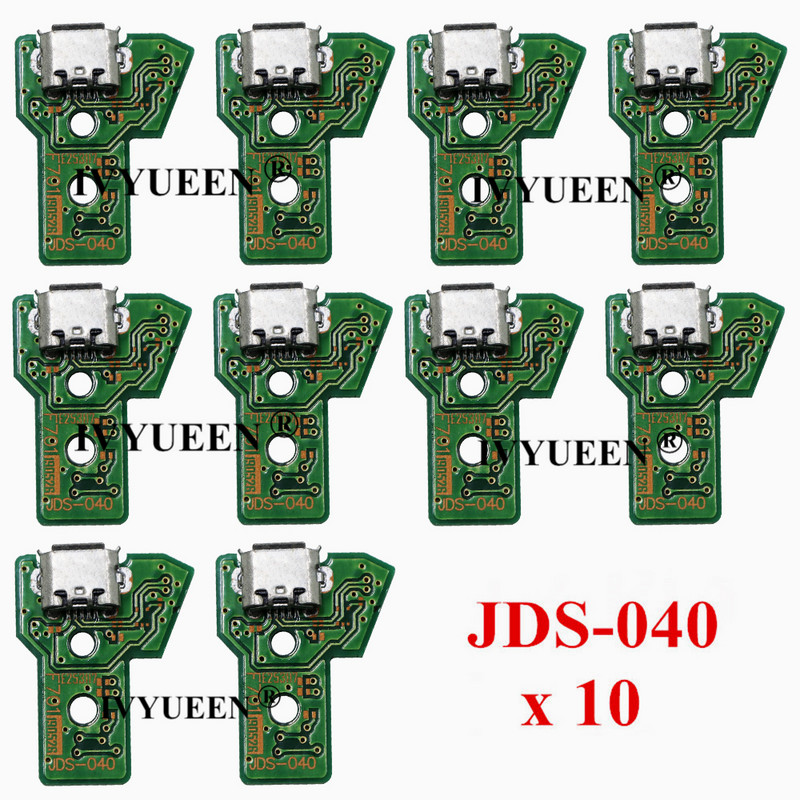 10 DB JDS 050 040 030 011 USB töltőcsatlakozó aljzatkártya Sony PlayStation 4 PS4 DS4 Pro vékony vezérlőtöltő NYÁK-kártyához