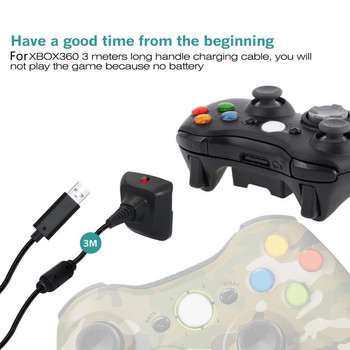 Комплект зарядно устройство за контролер за бързо зареждане за Xbox 360, акумулаторен геймърски контролер, резервен комплект за зареждане на батерията