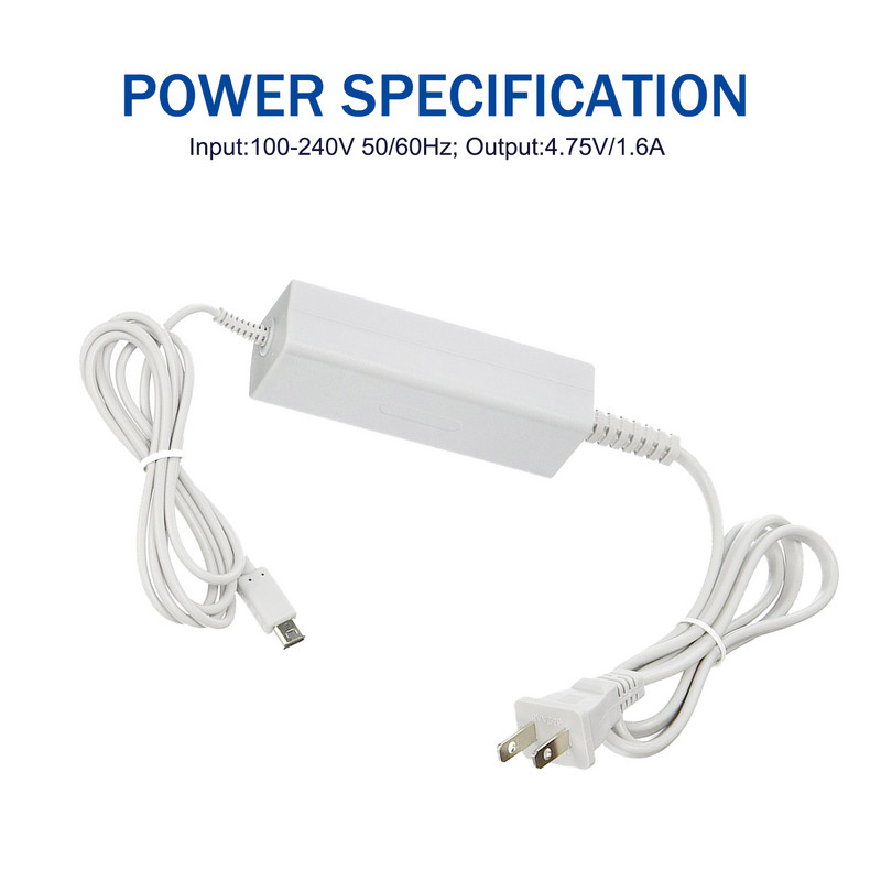 „Wii U“ žaidimų pulto įkroviklis, „Nintendo Wii U“ žaidimų pulto nuotolinio valdymo pulto kintamosios srovės adapterio įkroviklis