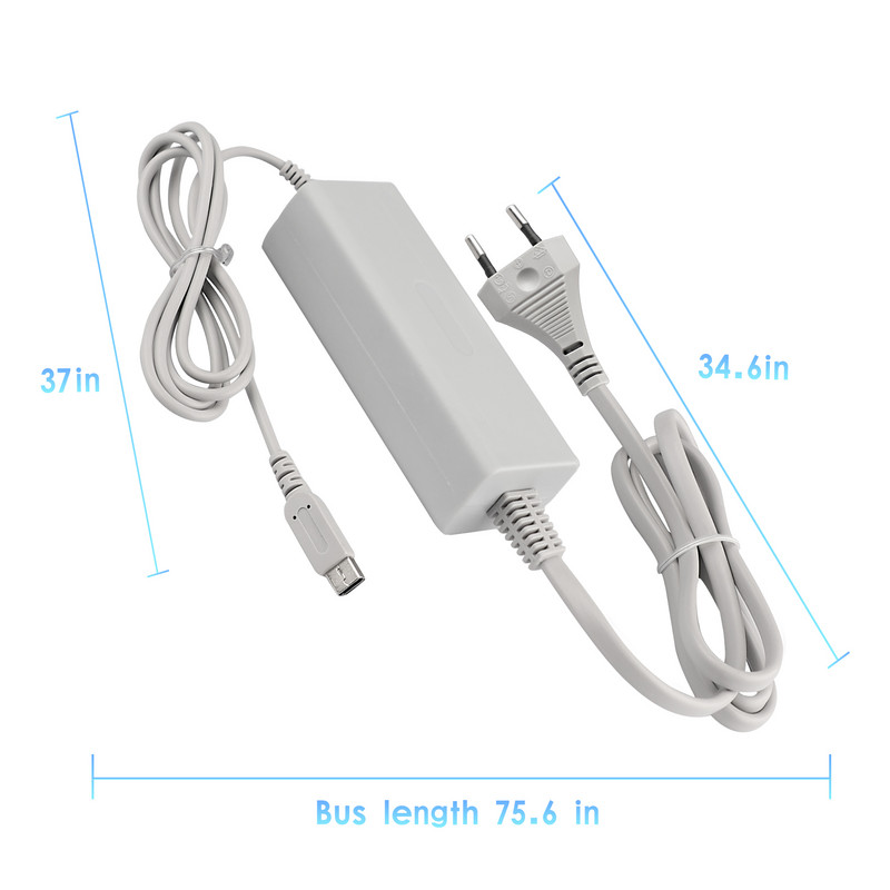 „Wii U“ žaidimų pulto įkroviklis, „Nintendo Wii U“ žaidimų pulto nuotolinio valdymo pulto kintamosios srovės adapterio įkroviklis