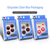 Čepovi za ručke za palac od 4 kom za PS5/PS4/XBOX kontroler Zaštitna kapa za klackalicu Silikonski vodootporni materijal Kapica za tipku kontrolera