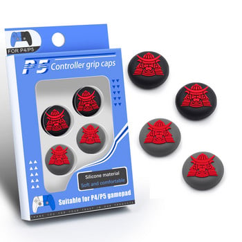 4PCS Thumb Stick Grips Капачки за PS5/PS4/XBOX контролер Рокер Защитна капачка Силиконов водоустойчив материал Капачка на бутона на контролера