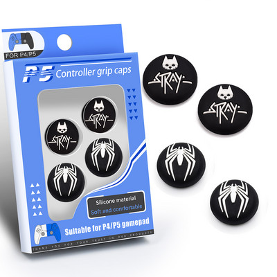 Čepovi za ručke za palac od 4 kom za PS5/PS4/XBOX kontroler Zaštitna kapa za klackalicu Silikonski vodootporni materijal Kapica za tipku kontrolera