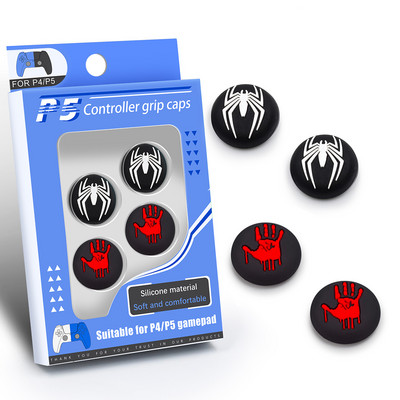 Čepovi za ručke za palac od 4 kom za PS5/PS4/XBOX kontroler Zaštitna kapa za klackalicu Silikonski vodootporni materijal Kapica za tipku kontrolera