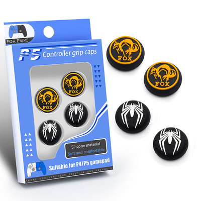 Čepovi za ručke za palac od 4 kom za PS5/PS4/XBOX kontroler Zaštitna kapa za klackalicu Silikonski vodootporni materijal Kapica za tipku kontrolera