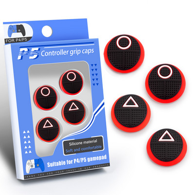 Čepovi za ručke za palac od 4 kom za PS5/PS4/XBOX kontroler Zaštitna kapa za klackalicu Silikonski vodootporni materijal Kapica za tipku kontrolera