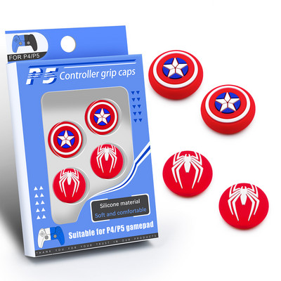 Čepovi za ručke za palac od 4 kom za PS5/PS4/XBOX kontroler Zaštitna kapa za klackalicu Silikonski vodootporni materijal Kapica za tipku kontrolera