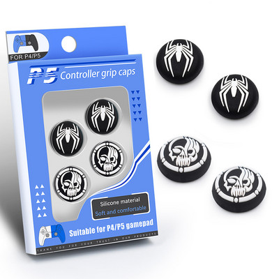 Čepovi za ručke za palac od 4 kom za PS5/PS4/XBOX kontroler Zaštitna kapa za klackalicu Silikonski vodootporni materijal Kapica za tipku kontrolera