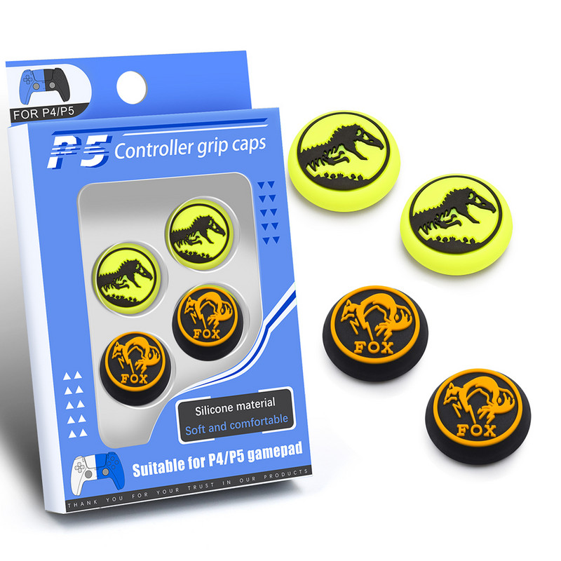 Čepovi za ručke za palac od 4 kom za PS5/PS4/XBOX kontroler Zaštitna kapa za klackalicu Silikonski vodootporni materijal Kapica za tipku kontrolera