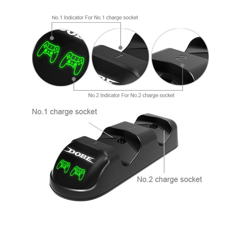 Nova PS4 kontroler stanica za punjenje/dock Odvojivi Micro USB Charging Prot LED indikator punjač za PS4 Slim/Pro gamepad