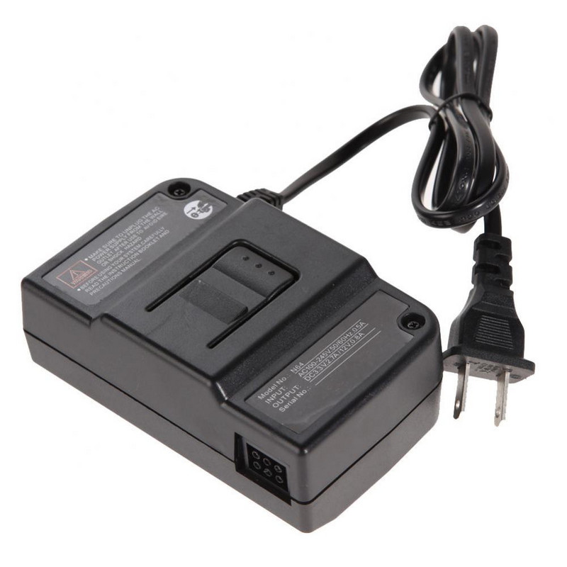 Prijenosni AC adapter Napajanje Kompaktni dizajn Kabel + Audio Video AV kabel za Nintendo 64 sustav