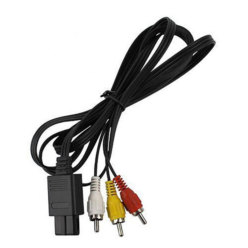 Prijenosni AC adapter Napajanje Kompaktni dizajn Kabel + Audio Video AV kabel za Nintendo 64 sustav