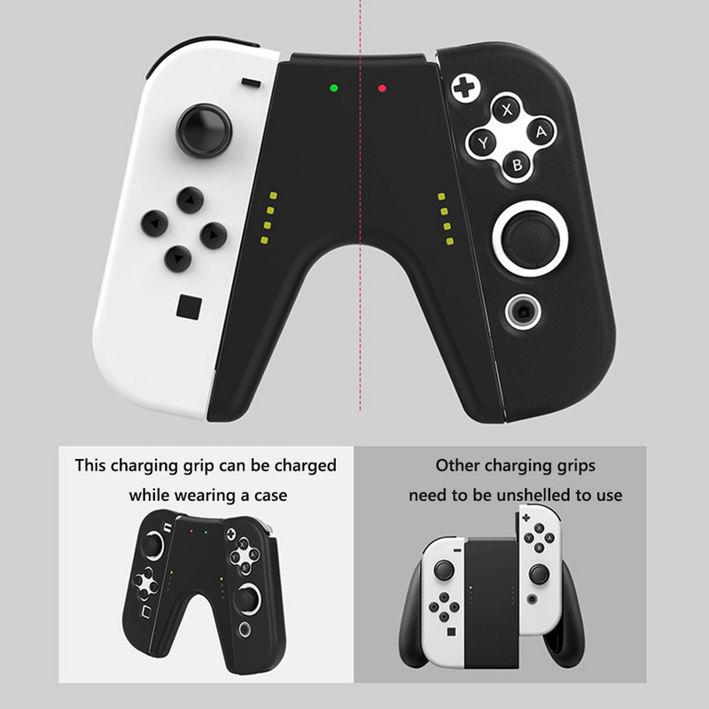 Gamepad Drška za punjenje Drška Stanica za punjenje za Nintendo Switch / Switch OLED Gaming Controller Drška Stanica za punjenje