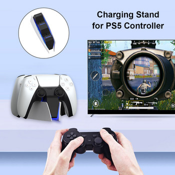Зарядно устройство с двоен контролер за Sony PS5 USB Type-C зарядно устройство Докинг станция Безжично зарядно устройство за джойстик за Sony PS5 Аксесоари