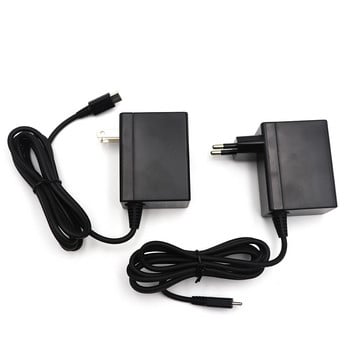 EU/US Plug AC Adapter Зарядно устройство за Nintend Switch OLED 15V 2.6A Домашно зареждане за пътуване USB Type C захранване за Nintend Switch