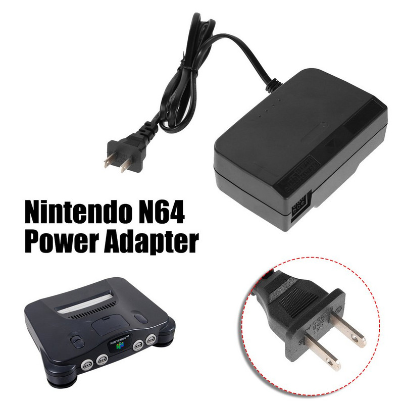 Nintendo N64 hálózati adapter töltőhöz Nintendo 64 US szabályozási tápadapter tápegység kábel töltő töltő tápegység