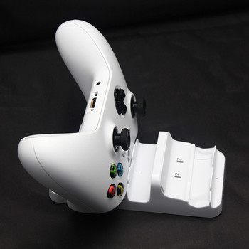Για ασύρματο χειριστήριο παιχνιδιών Microsoft Xbox One(S) Βάση βάσης φόρτισης διπλού φορτιστή